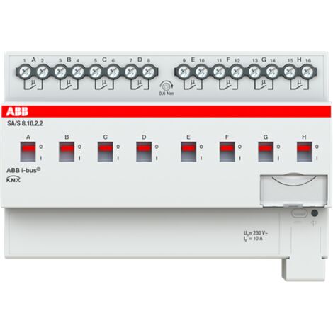 ACTIONNEUR DE COMMUTATION POUR DOMOTIQUE KNX SA/S8.10.2.2 ABB 2CDG110259R0011