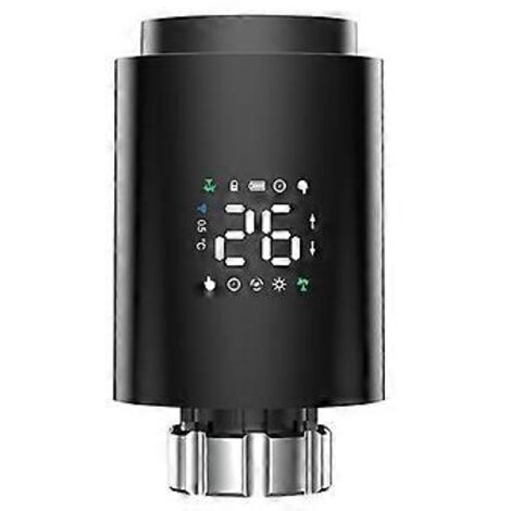 Actionneur de radiateur intelligent Tuya ZigBee TRV, vanne thermostatique programmable pour radiateur, application de contrôle de température à distance