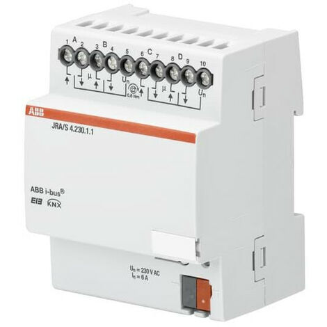 Actionneur de volets roulants Abb KNX JRA/S 4 Canaux KNXG005