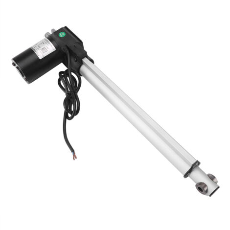Actionneur linéaire 12 V CC, force de levage maximale de 4 000 N, course de 300 mm, moteur électrique pour applications médicales et automobiles.