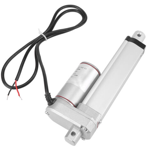 Actionneur linéaire 12 V CC, moteur électrique de 100 mm, capacité de levage maximale de 140 kg, pour applications médicales et automobiles.