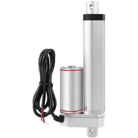 Actionneur Linéaire Électrique 12V DC, Course 100mm/4 Pouces, Moteur Puissant pour Charges Lourdes