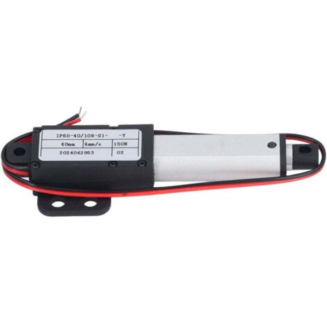 Actionneur linéaire électrique 40mm course 150N 4 mm/s mouvement pour canapé Robot TV Table fenêtre 12V