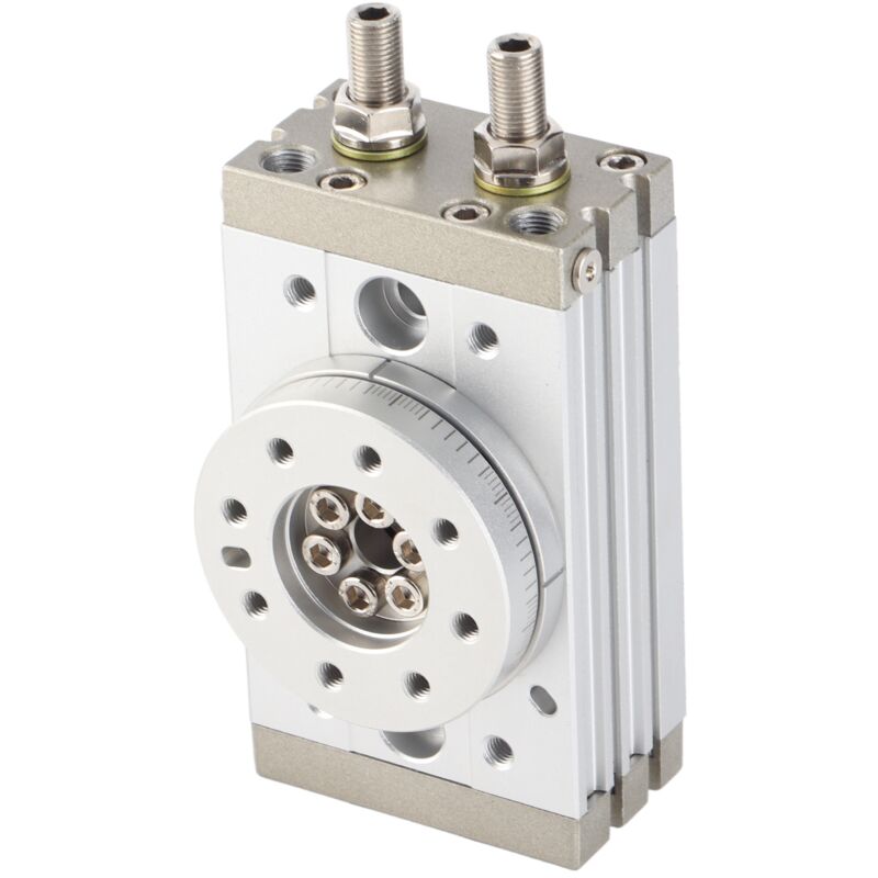 Actionneur pendulaire à double effet à crémaillère de cylindre pneumatique rotatif 30mm msqb30a