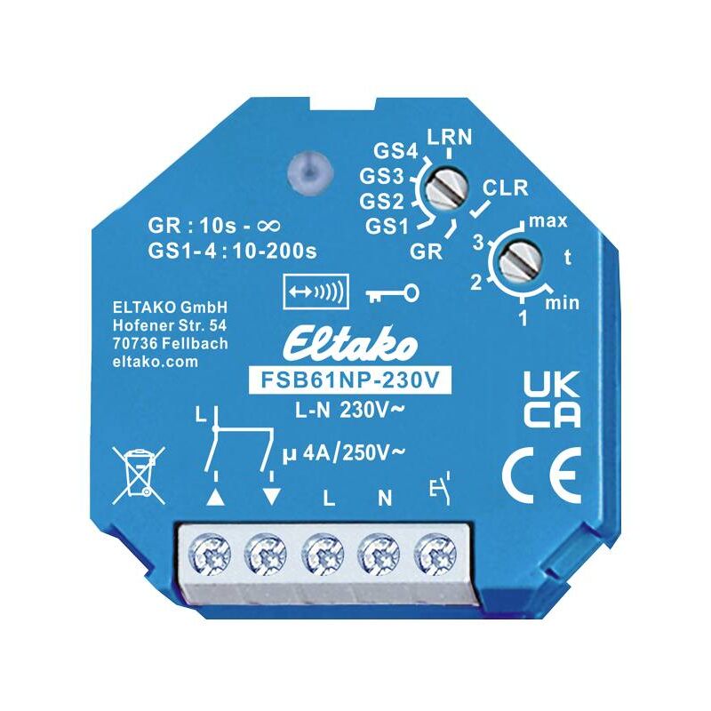 FSB61NP-230V Eltako sans fil Actionneur de store / volet roulant store à rouleau encastré D465682