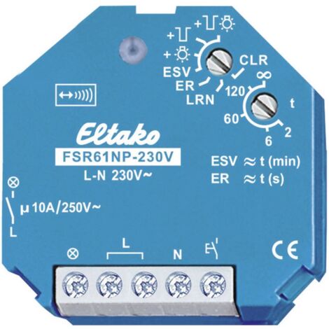 Actionneur radio télérupteur-relais Eltako FSR61NP-230V