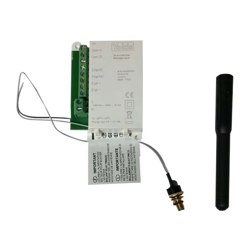 Actionneur Urmet pour la fermeture automatique des portes et des volets roulants avec antenne externe 5454476