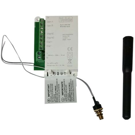 Actionneur Urmet pour la fermeture automatique des portes et des volets roulants avec antenne externe 5454476