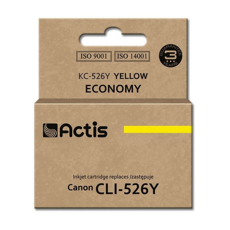 Actis - cartridge KC-526Y replacement Canon CLI-526Y Standard 10 ml - Compatible - Ink Cartridge (KC-526Y)