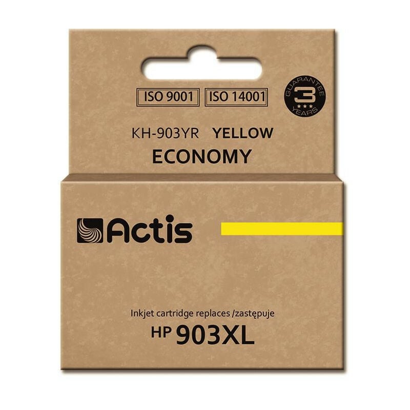 Cartridge KH-903YR replacement hp 903XL T6M11AE Premium 12 ml - Compatible - Ink Cartridge (KH-903YR) - Actis