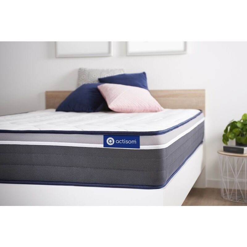 Matelas Latex memoire de forme Maxi epaisseur 7 zones de confort Gris