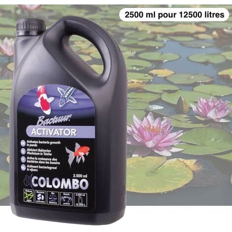 Activateur De Bactéries Bassins 2500ml Pour Bassins De Jardin de 12500 Litres