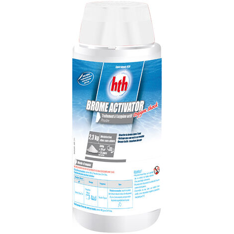 Activateur de brome Oxygen Shock 2,3 kg - HTH - Blanc