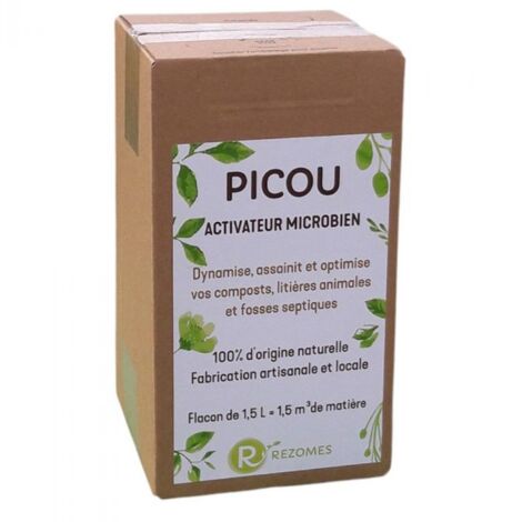 Activateur de compost Picou, bidon de 1,5 L - F-TER014