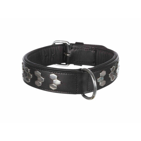 Active collare con applicazioni nero: XL: 65-75cm/40mm