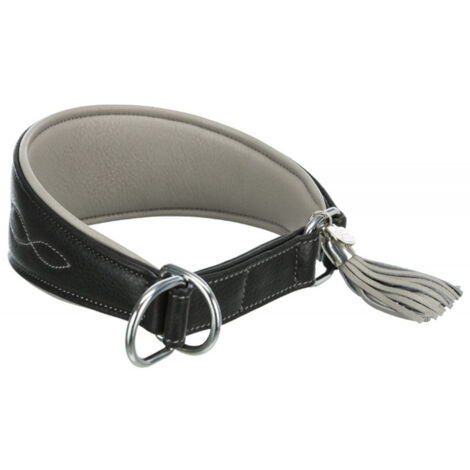Active comfort collare strangolo per levrieri: XS-S: 24-31cm/50mm nero/grigio