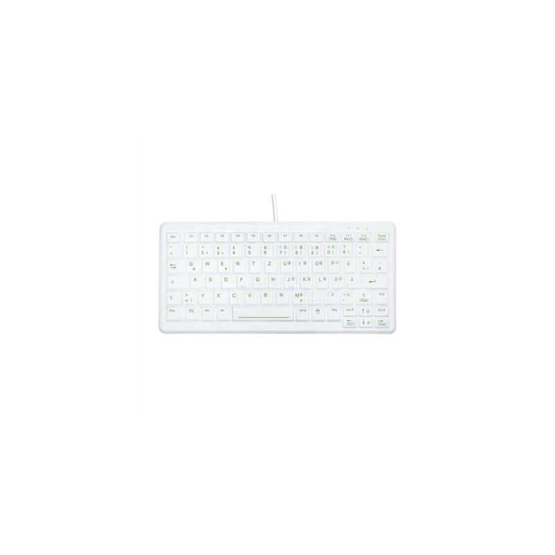 

Teclado Reducido Lavable Desinfectable FTRTUS0301 USB Retroiluminado Blanco - Active Key