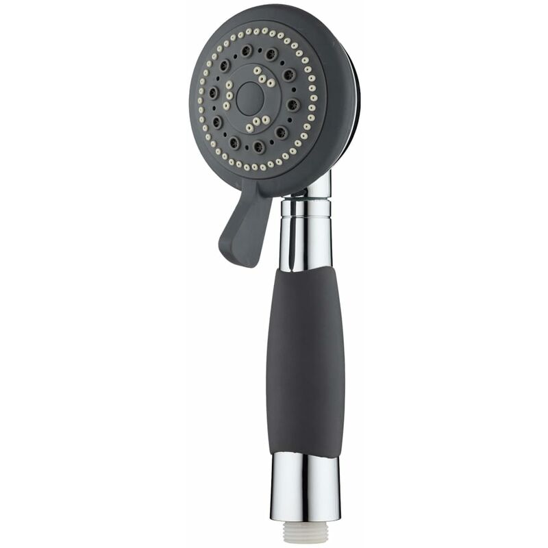 

Alcachofa de ducha 4 funciones VITAL con mango antideslizante - Negro - Schütte
