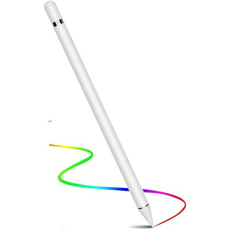 Active Stylus Touch Pen,kapazitiver Ipad-Stift mit hoher Empfindlichkeit,weiß- Thsinde
