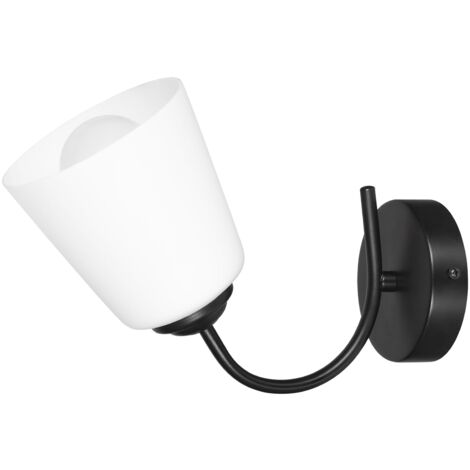 Activejet AJE-ALMA Aplique de pared negro cónico elegante