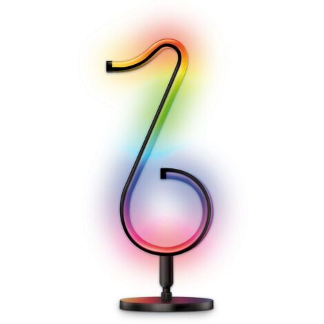 Activejet AJE-MELODY RGB lampe bureau noir LED 35 cm