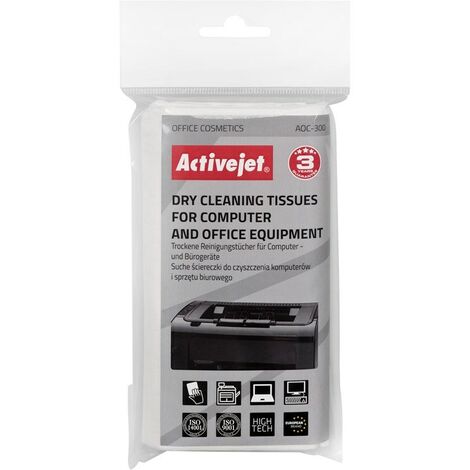 Activejet AOC-300 Ensemble de lingettes sans poussière 24 pcs.