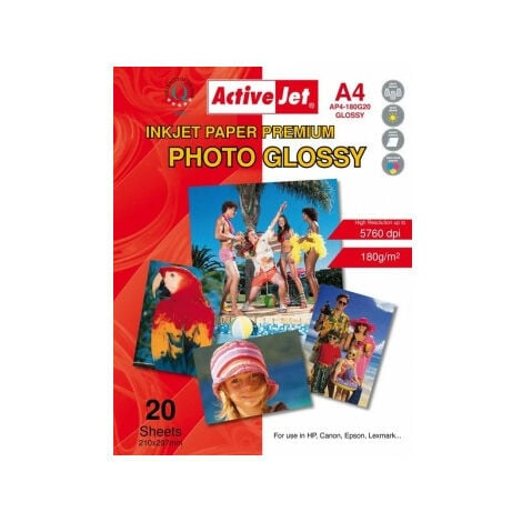 Papier photo brillant A4 Canon GP-501 - 20 feuilles — Boutique