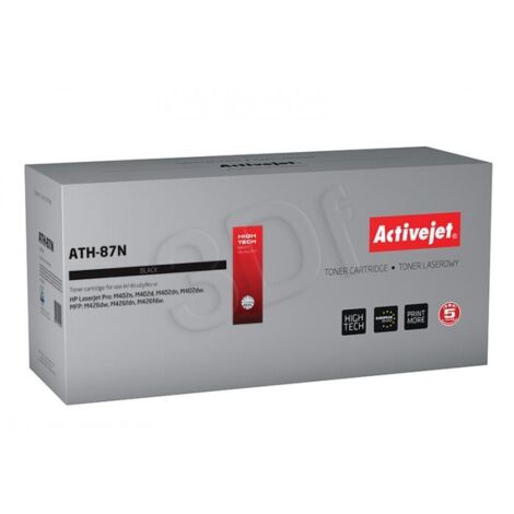 Activejet ATH-87N - Reemplazo de tóner para HP 87A (9000 páginas)