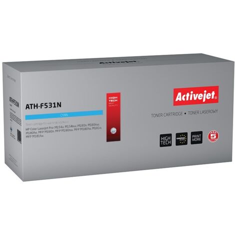 Activejet ATH-F531N - Toner Ciano HP 205A, 900 pagine