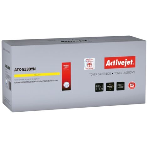 Activejet ATK-5230YN - Toner jaune pour Kyocera, 2200 pages