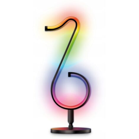 Activejet melody rgb musik dekoration led lampe mit fernbedienung und app, bluetooth