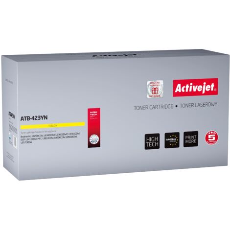 Activejet Toner für Brother TN-423Y neu ATB-423YN