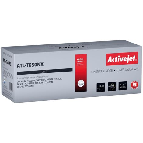 Activejet-Toner für LEXMARK T650H11E, neuer ATL-T650NX