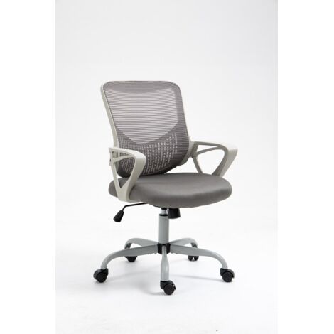 Activejet YK507 Chaise de bureau gris ergonomique