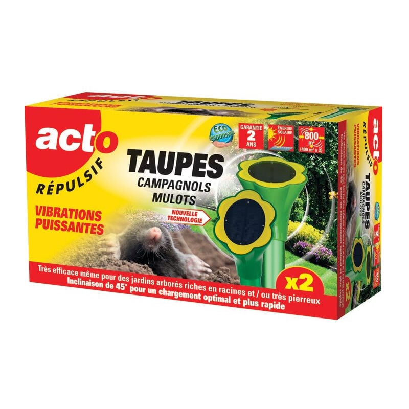Acto - répulsif vibrat taupes-campa