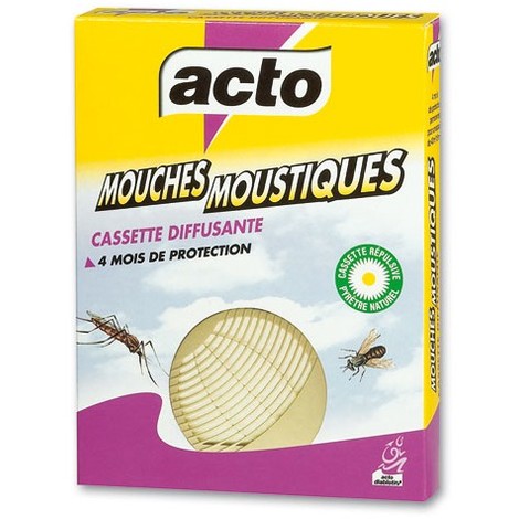 ACTO - Cassette anti-mouches et anti-moustiques