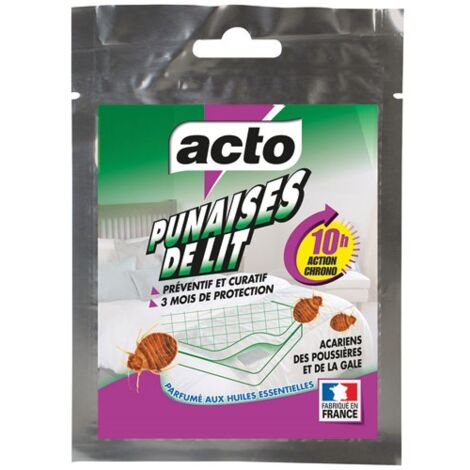 ACTO - Insecticide punaises de lit et acariens - plaquette