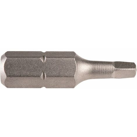 Acton – Embout pour visseuse carré 25 mm – Acier – Boîte de 10 unités – Vissage rapide pour vis carrées