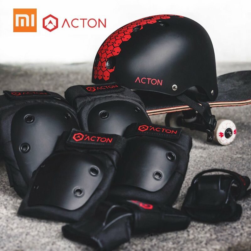 

Sport Protection Gear Set Equipo de proteccion Casco Codo Rodillera Guante Munequera Set para scooter de coche equilibrado para patinaje sobre ruedas