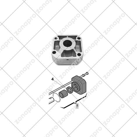 Actuador Brida Delantera 402 Recambio Original FAAC 4994165