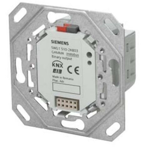 Actuador empotrable Siemens para sistema KNX de doble salida
