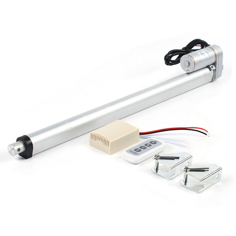 Senderpick Schwarz/Silber Actuador Lineal De 300 Mm, 12 V Cc, Actuador Lineal De Alta Velocidad, Actuador Eléctrico Con Mando A Distancia