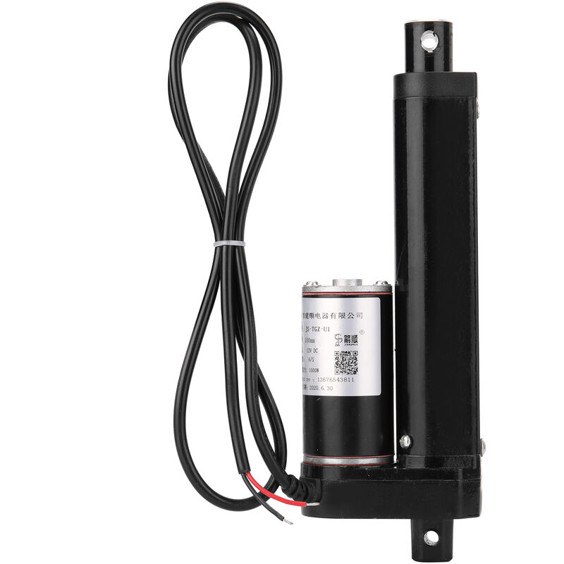 

Actuador lineal electrico conveniente 1000N, controlador de movimiento lineal del motor, con interruptor de limite JS-TGZ-U1,100 mm