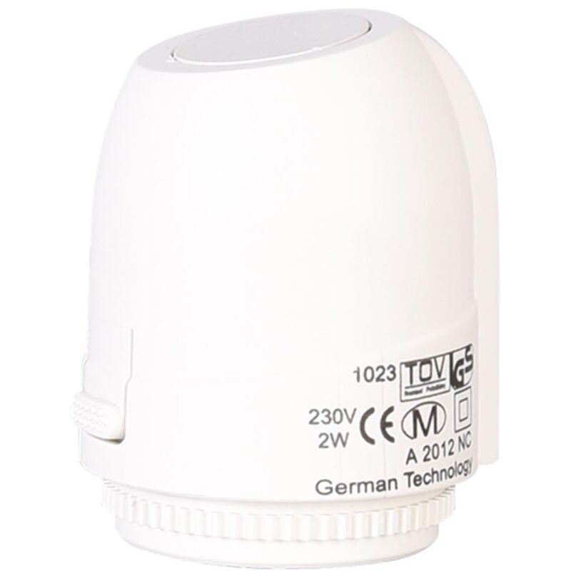 

Actuador termico AC 230V Actuador electrico normalmente cerrado M30 * 1,5 Rosca para termostato de calefaccion de suelo, blanco