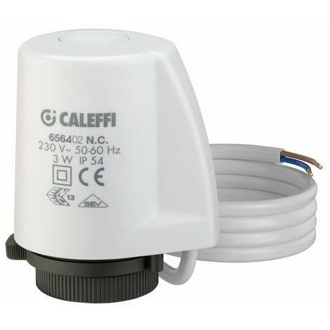 Actuador termoeléctrico de baja absorción Caleffi 656402-656404