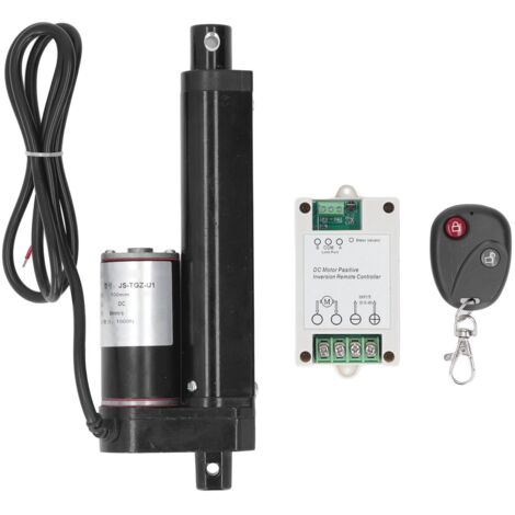 Actuateur Linéaire Électrique 100mm Course 1000N 24V pour Équipement Industriel avec Télécommande et Contrôleur