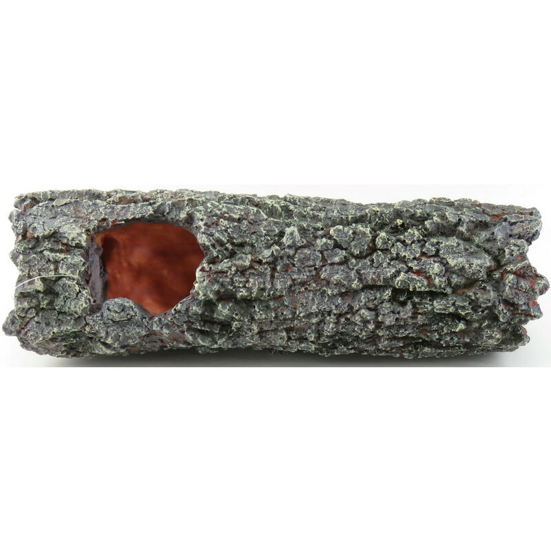 

Tronco de árbol hueco. Tamaño: ø 8 x 30 cm. Decoración del acuario.