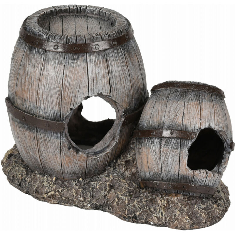 

Decoración de acuario. barril recto. tamaño 15 x 9 x 10 cm.