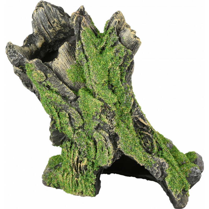

Decoración de acuarios. Tocón de árbol de moza. 13 x 7 x 12 cm.
