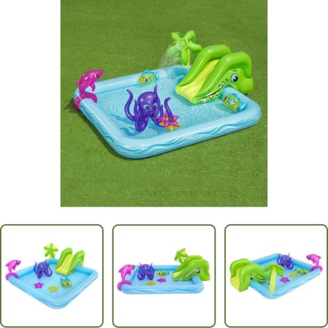 Acuario para niños - Bestway Piscina de juego Fantastic Aquarium 239x206x86 cm